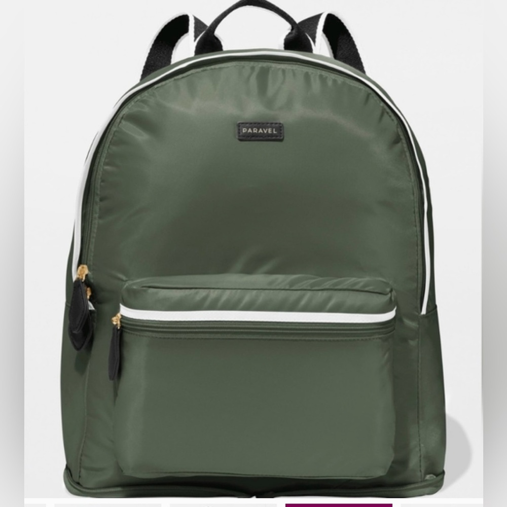 Paravel Fold Up Olive Green Backpack - Like New